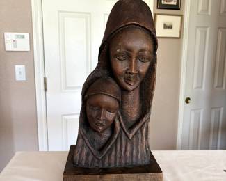 Roger Francois Mother and Child Sculpture