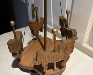 Handcrafted Wooden Carousel