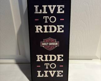 Harley Davidson Wall Plaque