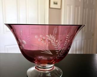 Lenox Cranberry Glass