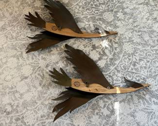 Mid-Century Modern Flying Bird Wall Art