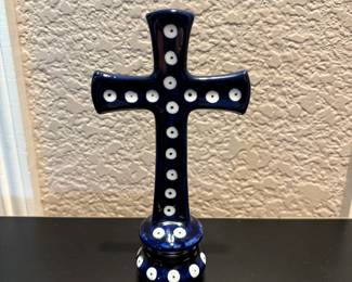 Polish Pottery Cross