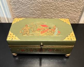 Asian Themed Wooden Box