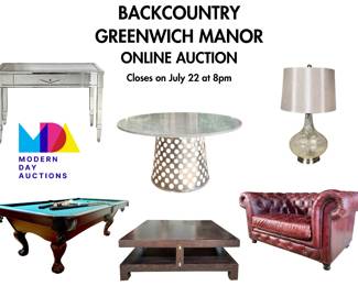 Backcountry Greenwich Manor Online Auction