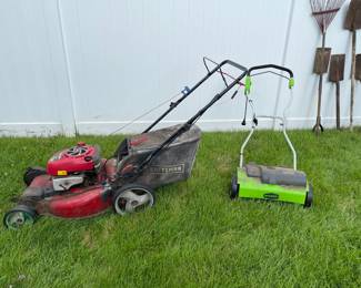 Lawn Mower & De-thatcher