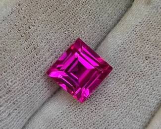 Rare! 6.22 Carat Hot Pink Topaz