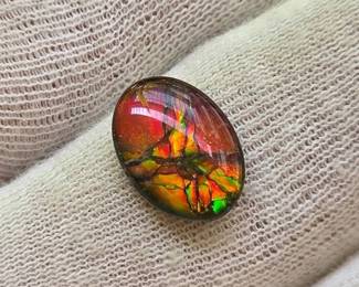 3.66 Carat Ammolite Doublet