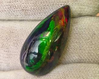 12.30 Carats Natural Smoked Welo Opal Cabochon