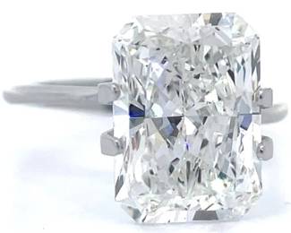 5.79 Carat Lab-Grown Diamond - IGI Certified; Radiant Cut