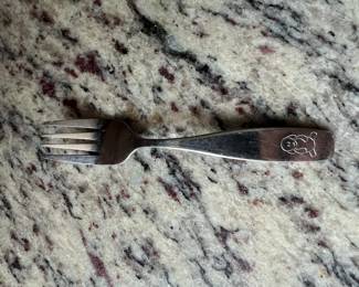 ANNOVA Stainless Child Fork with Engraving
