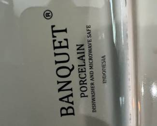 Banquet Porcelain Oval Serving Platter