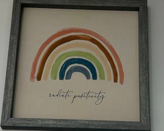 Radiate Positivity Rainbow Wall Art Style