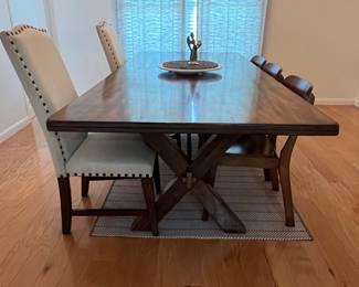 Farmhouse Style X-Trestle Dining Table