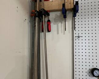 Assorted Woodworking Clamp Collection