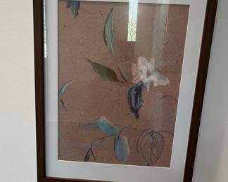 Chinoiserie Style Floral Painting