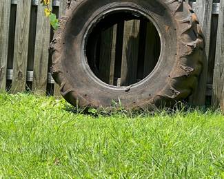 Used Tractor Tire Style Decor