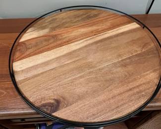 Lazy Susan Turntable with Steel Sides