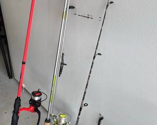 Assorted Fishing Rod and Reel Combos