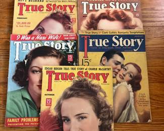 Vintage True Story Magazines 