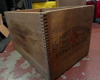 Vintage DuPont Explosives Crate