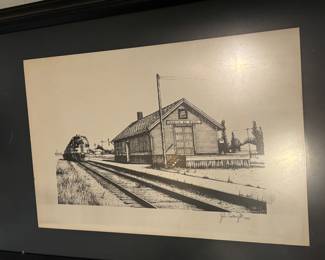 North St. Paul Railroad Depot Print