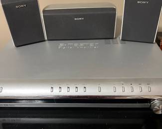 Sony Home Theater System w/Five Speakers (Note: Two Tower Speakers Not Pictured)