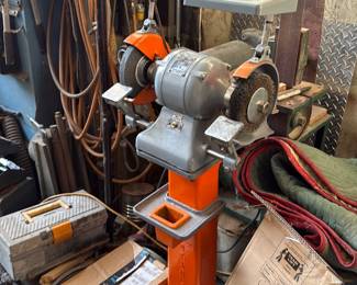 Very rare Stanley pedestal grinder recondition