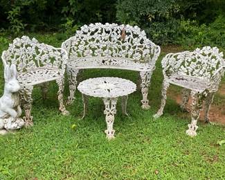 03 Cement Bunny Outdoor Seating