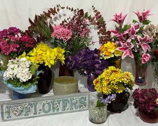 Faux Florals Vases