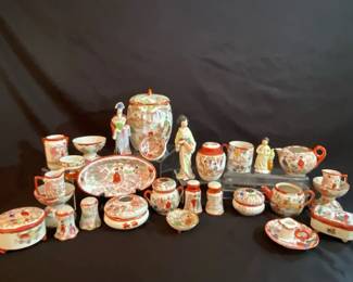 Geisha Girl Porcelain Tea Set