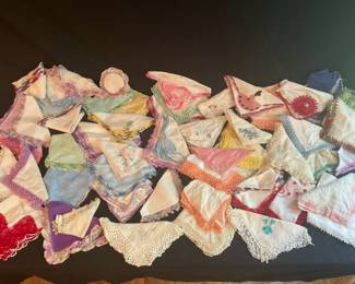 Embroidered Cloth Handkerchiefs