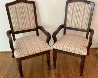 2 Stripped Armchairs