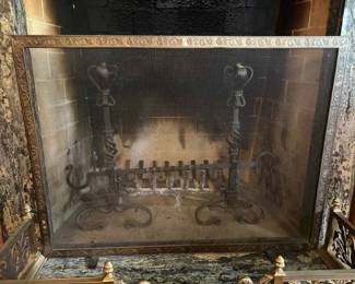 TA159Fireplace Cover Screen 