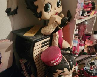 Vintage Betty Boop King Features CD HOLDER, Cookie Jar