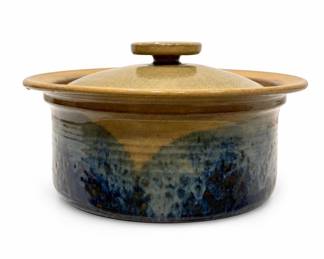 Lot 44: Wild River Pottery Stoneware Bowl with Lid
