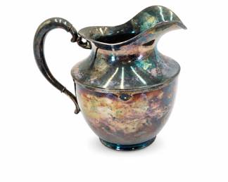 Lot 393: Wilcox Silver Plate Co. N7015 Silverplate Water Pitcher