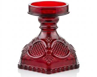 Lot 50: Avon Cape Cod Ruby Glass Candle Holder