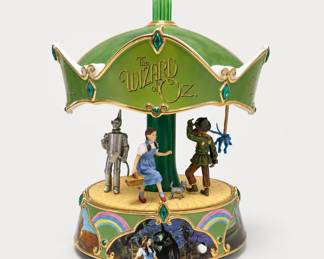 Lot 205: Bradford Exchange Wizard of Oz Illuminated Musical Carousel
