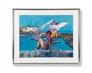 Lot 488: Nicola Simbari Signed Serigraph, Artist's Proof XIX/XX