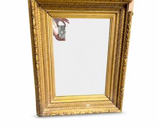 Lot 494: Victorian Giltwood and Gesso Wall Mirror