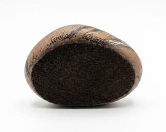 Lot 22: Nancy Stewart Hand Painted Chipmunk Rock, 1994