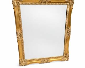 Lot 491: Louis XV-Style Gilt Wall Mirror