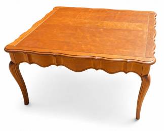 Lot 367: Angelus Deauville Provincial Square Coffee Table