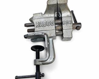 Lot 245: Babco 603 Clamp-On Swivel Bench Vise