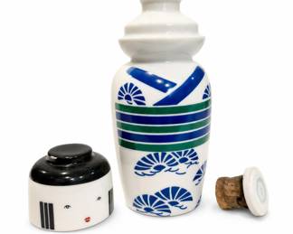 Lot 32: Japanese Porcelain Kokeshi Sake Decanter