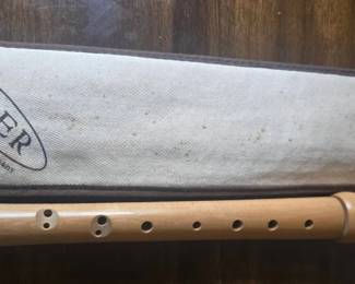 Vintage Adler Wooden Soprano Recorder