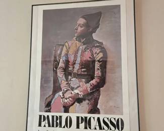 1980 exhibition poster for Pablo Picasso A Retrospective