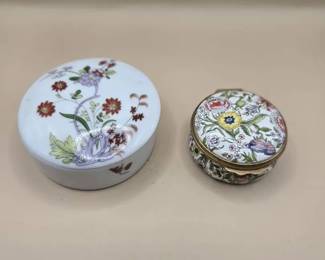 Vintage Limoges Trinket Boxes Desgined for The Metropolitan Museum