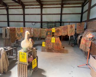 Feed sacks of various designs