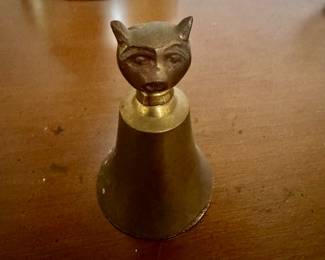 Small brass cat bell